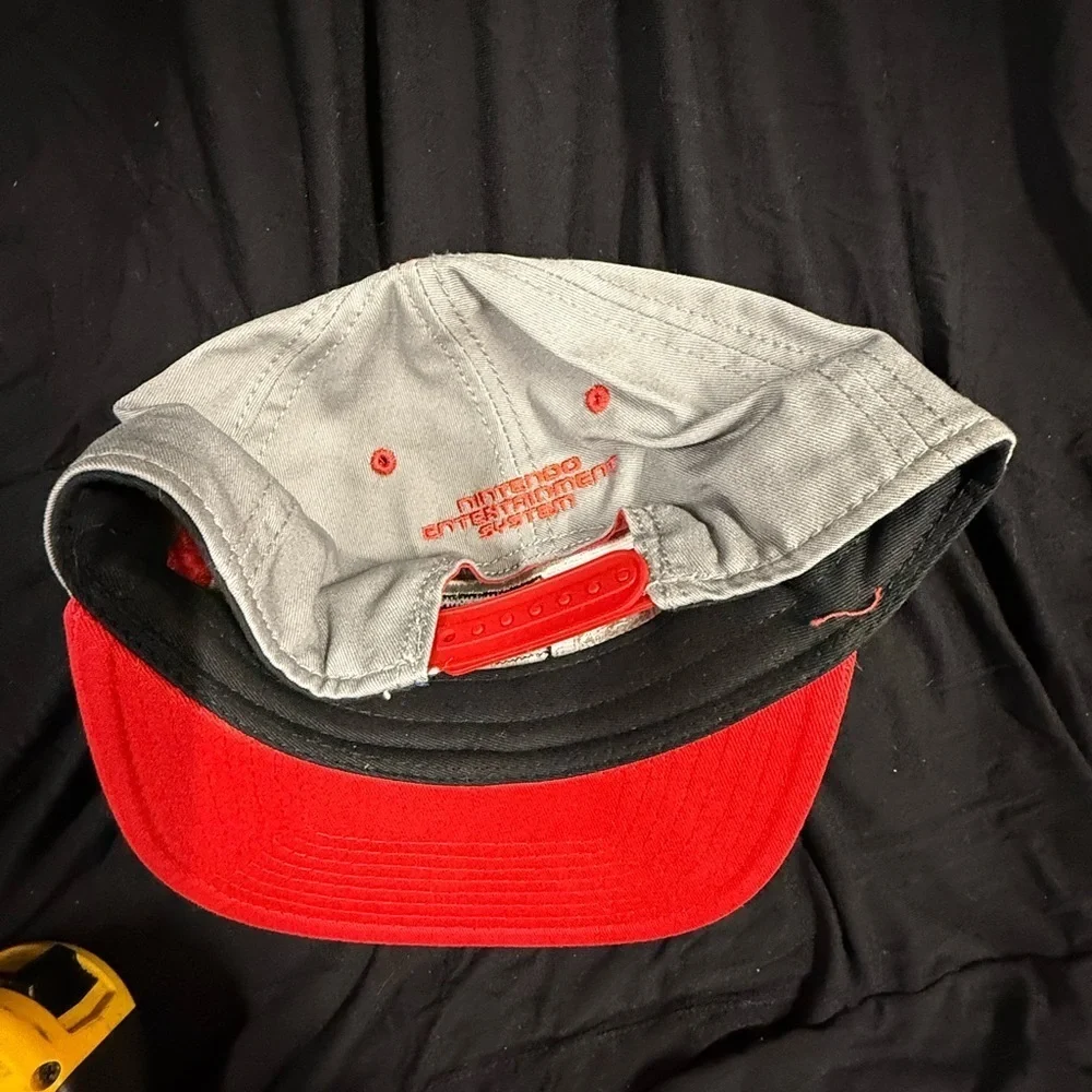 Nintendo Gray and Red Orginal Snapback Hat